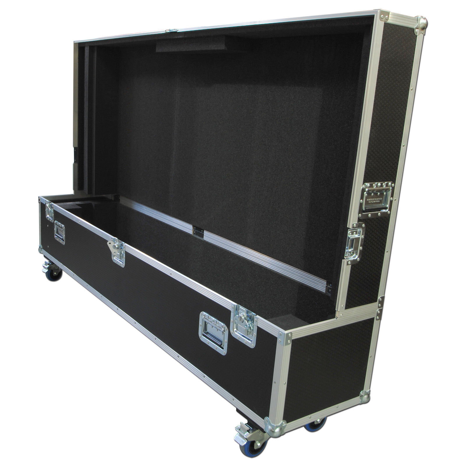 90 LCD Plasma TV Split Lift Off Lid Flight Case for Sharp LC-90LE757K